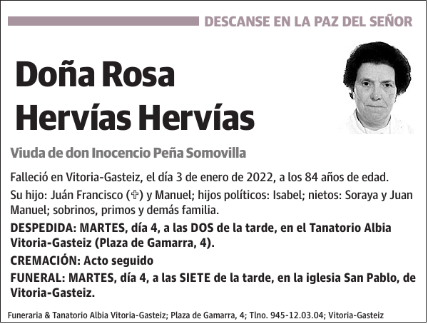 Rosa Hervías Hervías