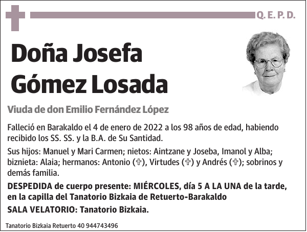 Josefa Gómez Losada