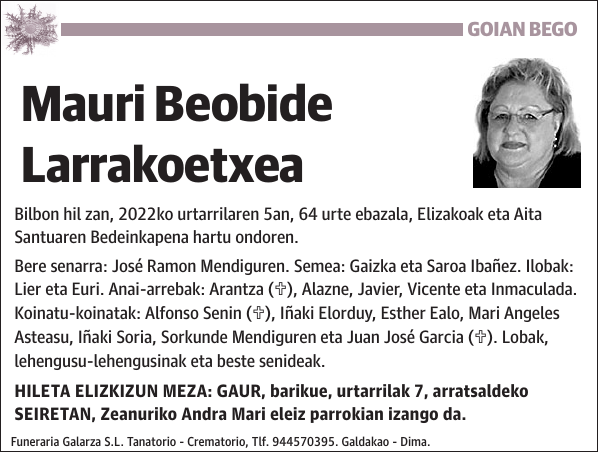 Mauri Beobide Larrakoetxea