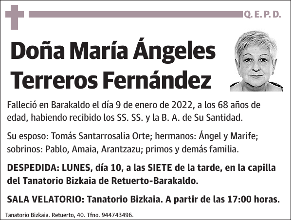 María Ángeles Terreros Fernández