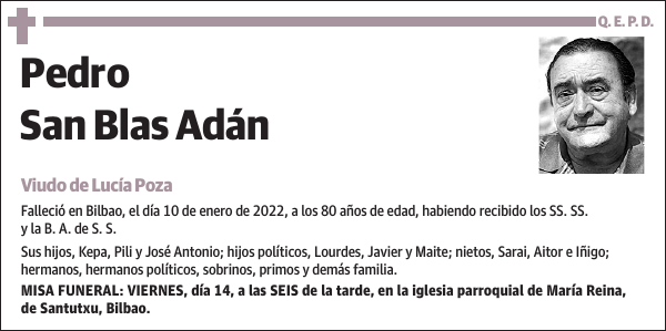 Pedro San Blas Adán