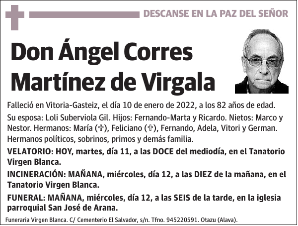 Ángel Corres Martínez de Virgala