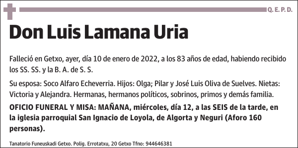 Luis Lamana Uria