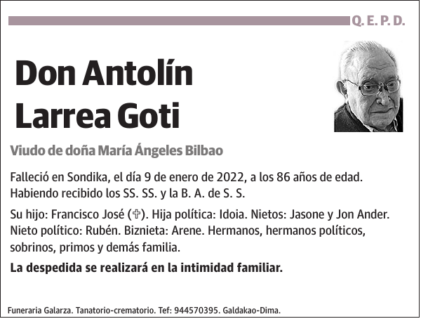 Antolín Larrea Goti