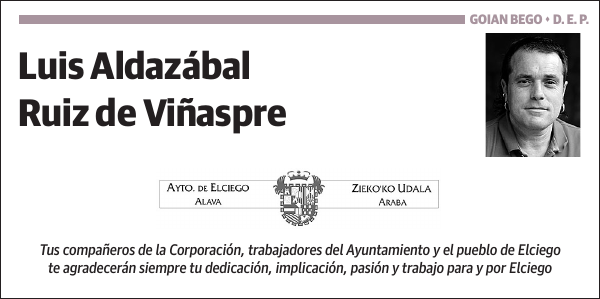 Luis Aldazábal Ruiz de Viñaspre