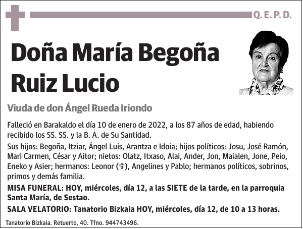 María Begoña Ruiz Lucio