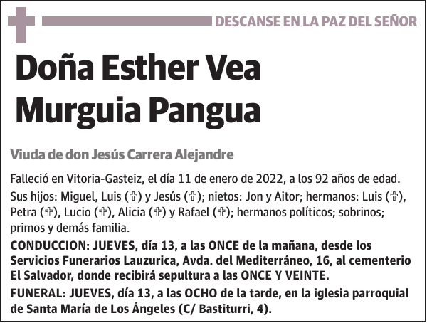 Esther Vea Murguia Pangua