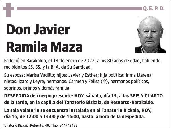 Javier Ramila Maza