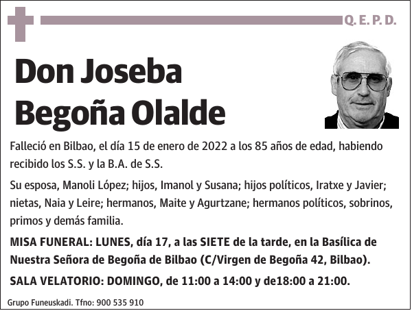 Joseba Begoña Olalde