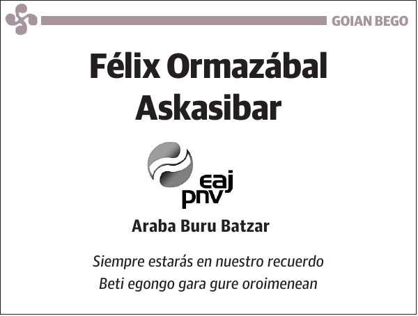 Félix Ormazábal Askasibar