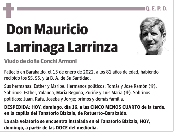 Mauricio Larrinaga Larrinza