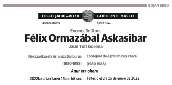 Félix Ormazábal Askasibar