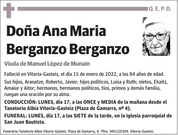 Ana Maria Berganzo Berganzo