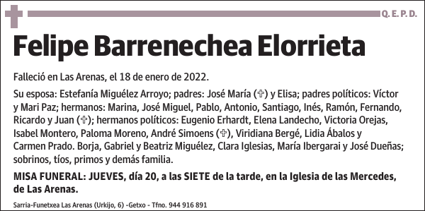 Felipe Barrenechea Elorrieta