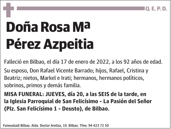 Rosa Mª Pérez Azpeitia