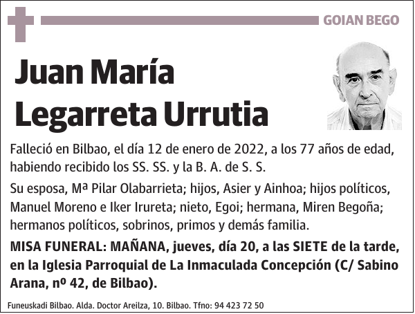 Juan María Legarreta Urrutia