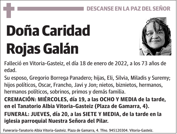 Caridad Rojas Galán