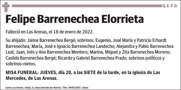 Felipe Barrenechea Elorrieta