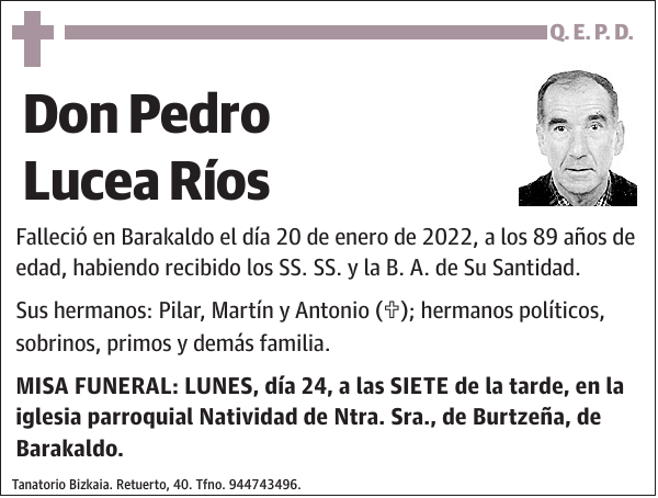 Pedro Lucea Ríos