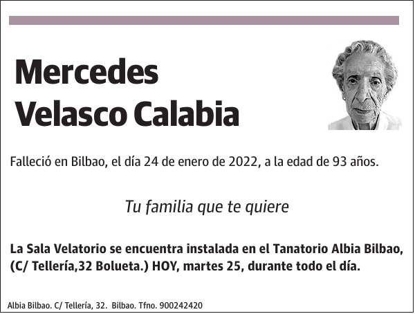 Mercedes Velasco Calabia