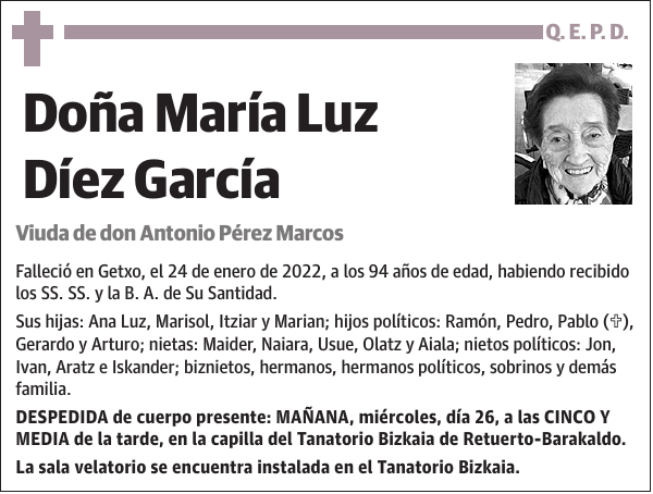 María Luz Díez García