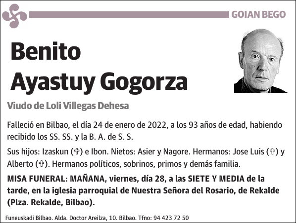 Benito Ayastuy Gogorza