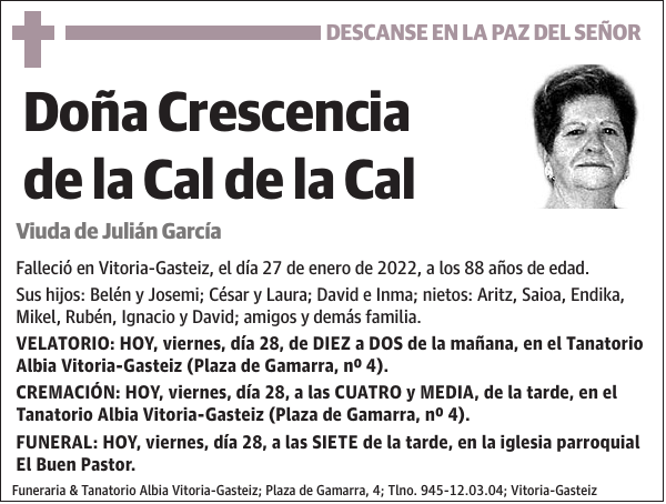 Crescencia de la Cal de la Cal