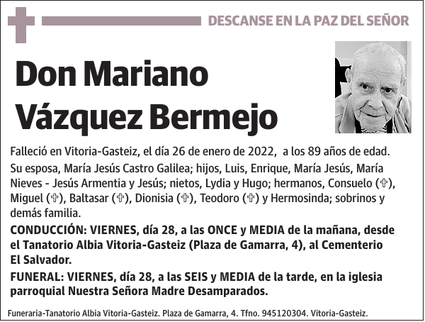 Mariano Vázquez Bermejo