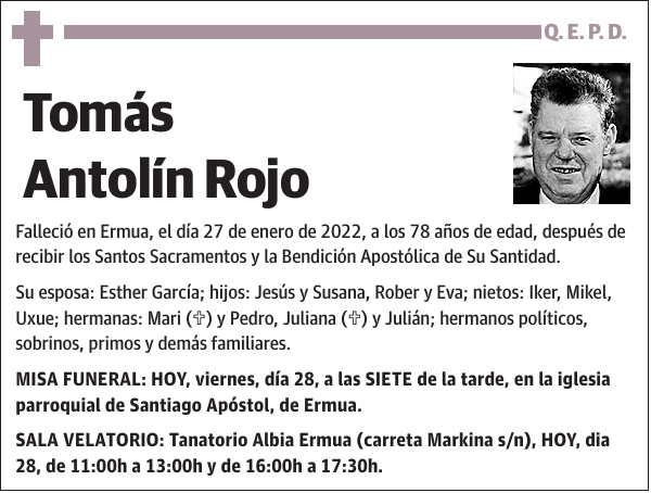 Tomás Antolín Rojo