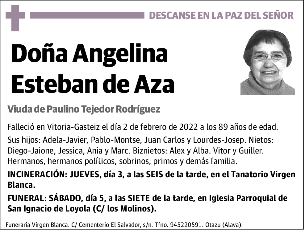 Angelina Esteban De Aza