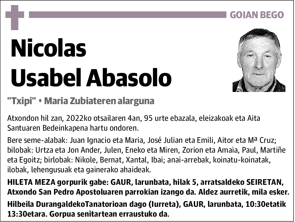 Nicolas Usabel Abasolo