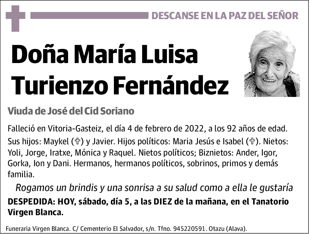 Maria Luisa Turienzo Fernandez