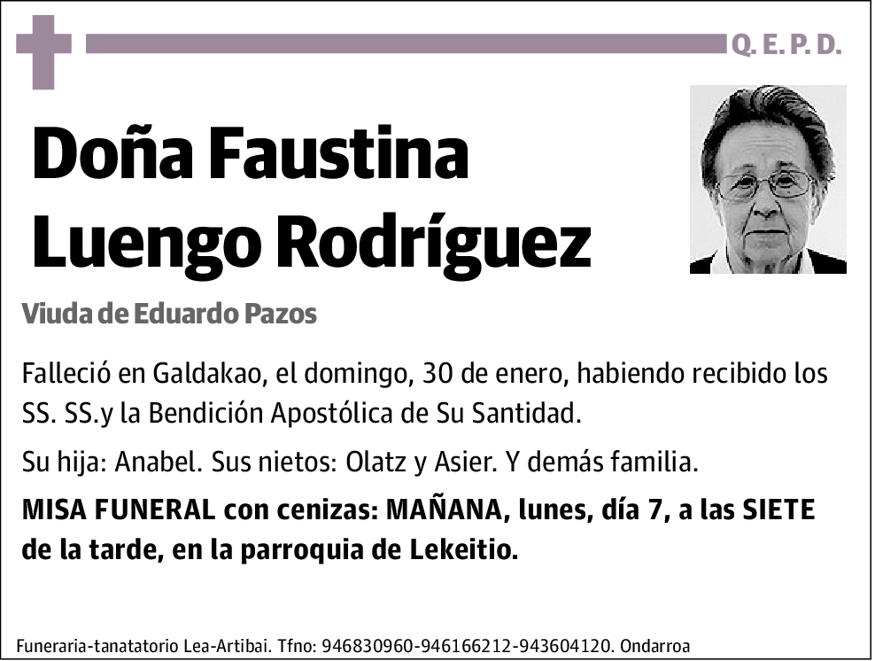 Faustina Luengo Rodriguez