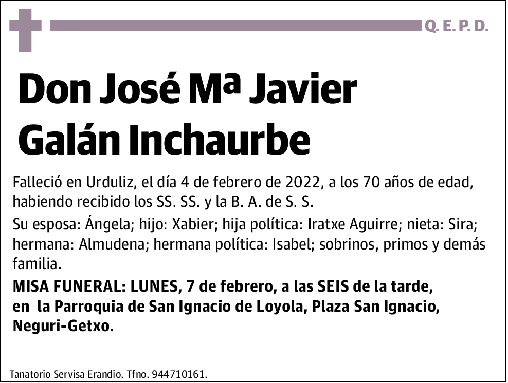 José María Galán Inchaurbe