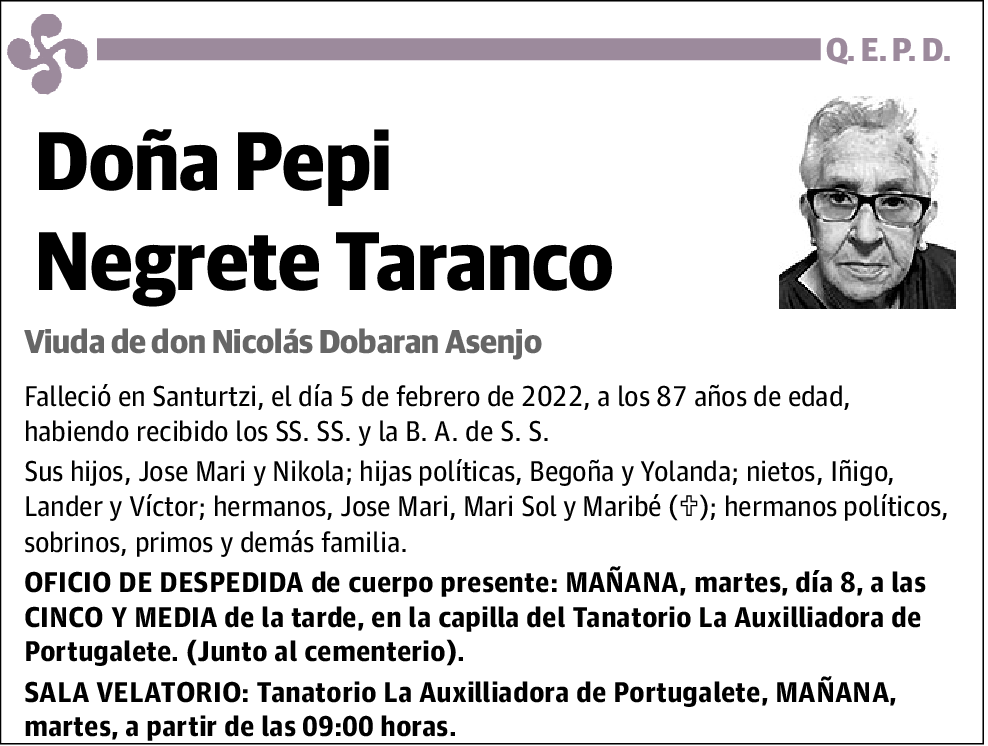 Pepi Negrete Taranco