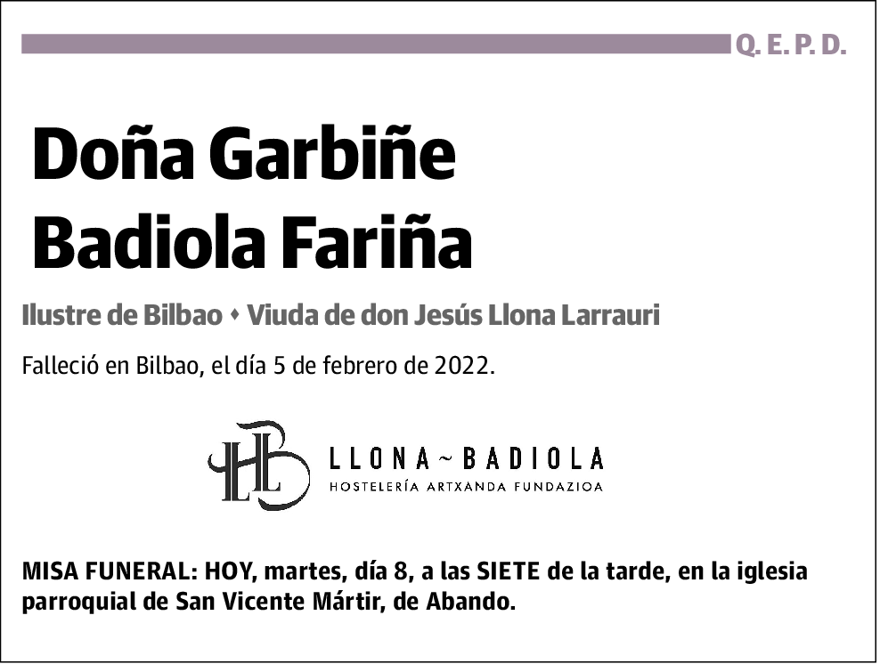 Garbiñe Badiola Fariña