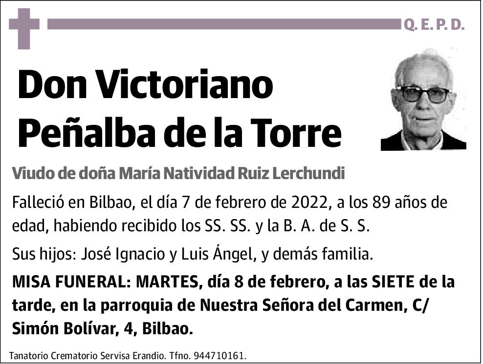 Victoriano Peñalba De La Torre