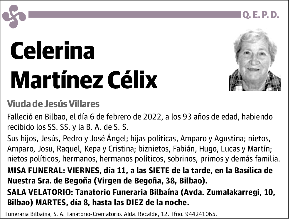 Celerina Martínez Celix