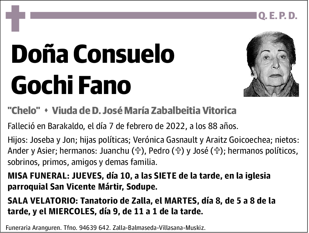 Consuelo Gochi Fano