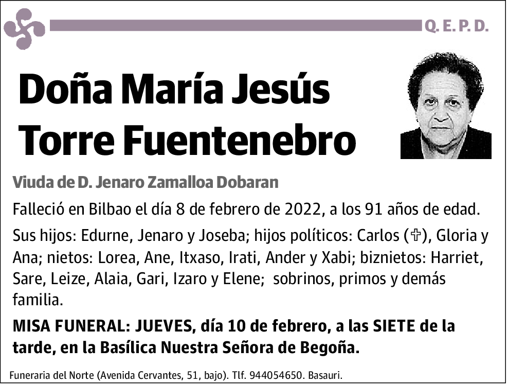 María Jesús Torre Fuentenebro