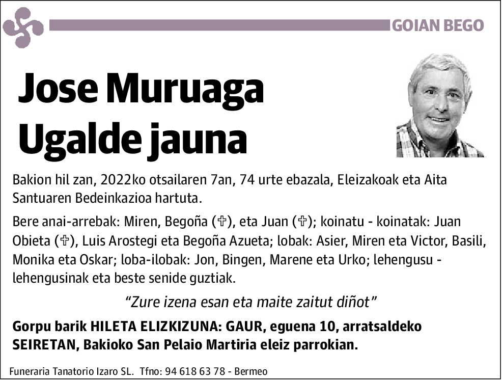 Jose Muruaga Ugalde