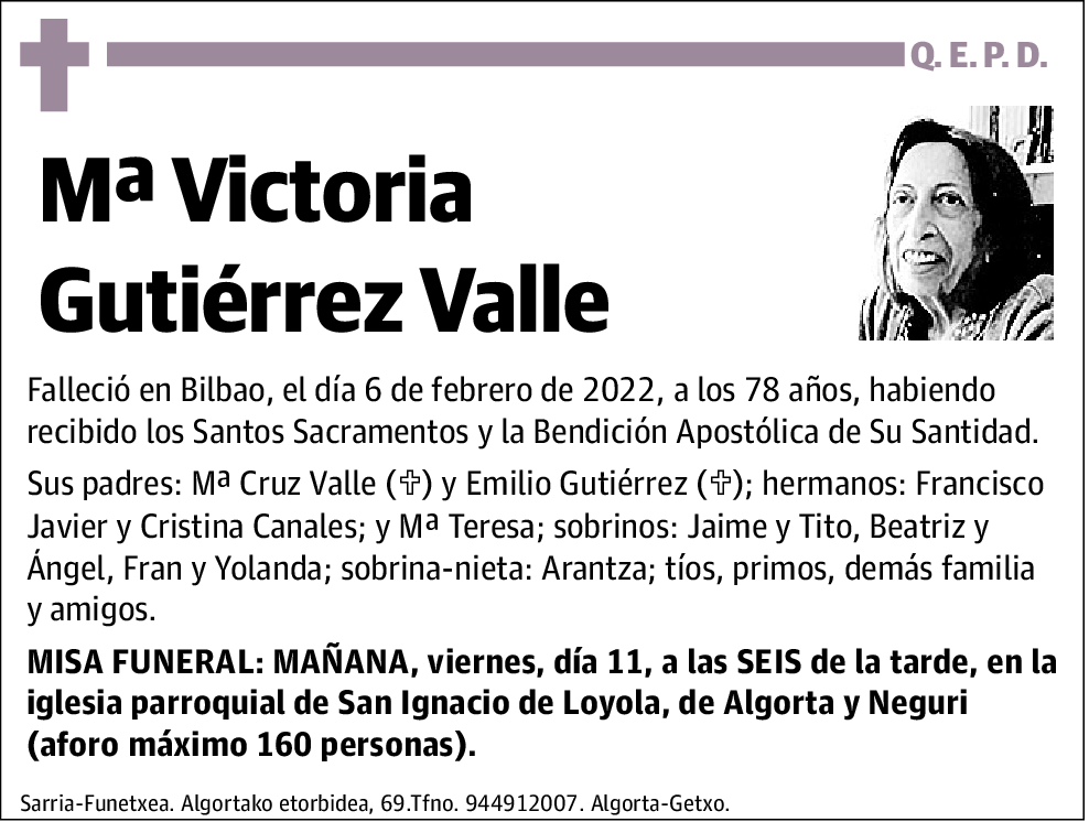 María Victoria Gutiérrez Valle