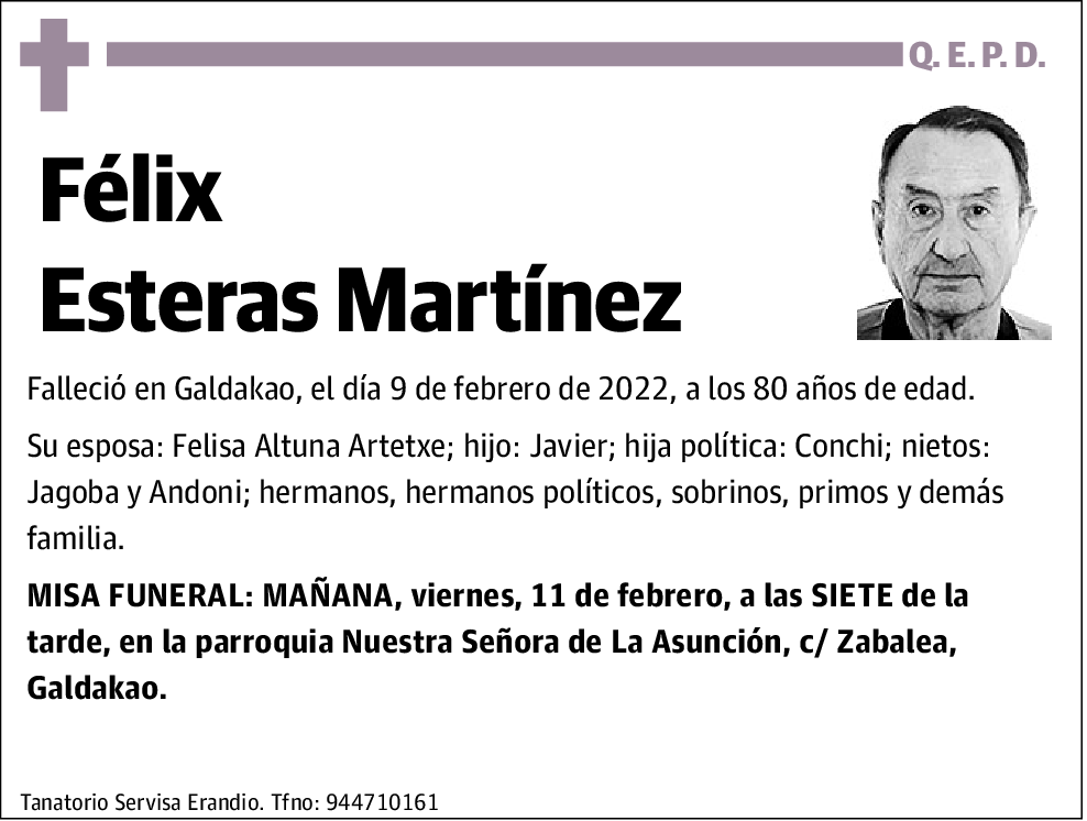 Félix Esteras Martínez