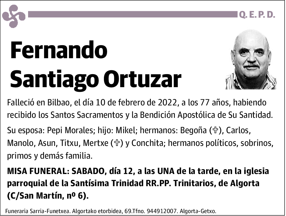 Fernando Santiago Ortuzar