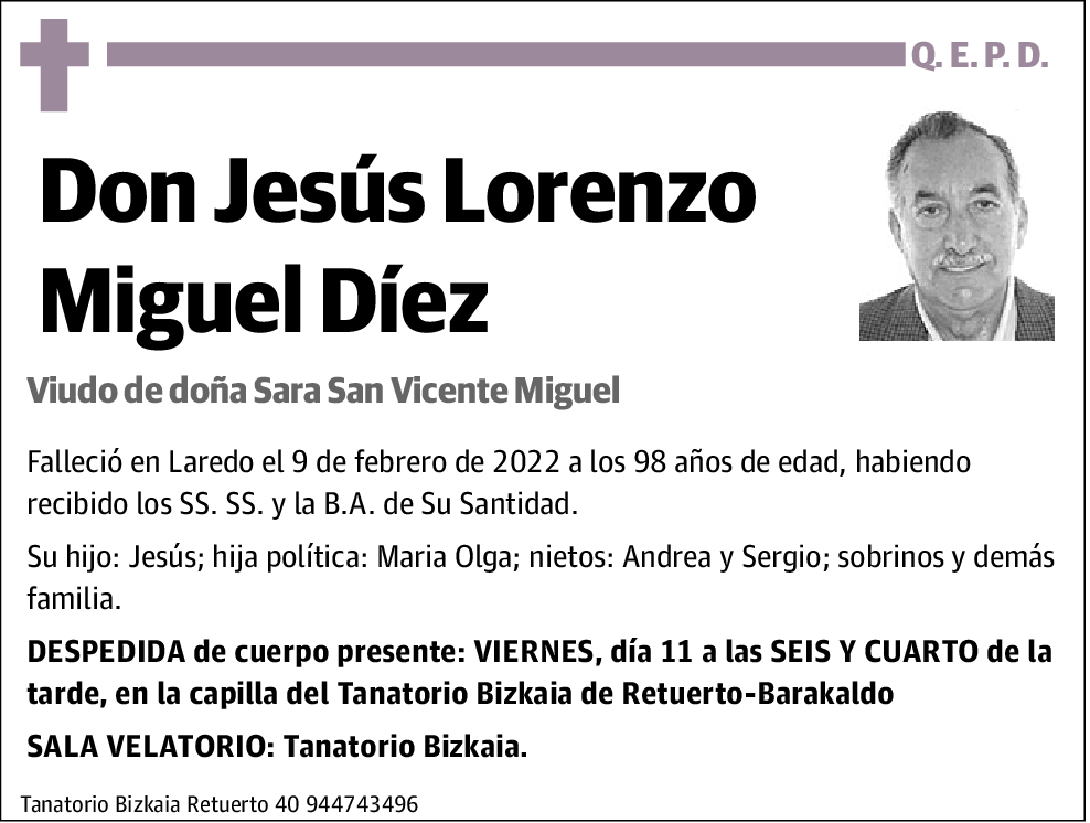 Jesús Lorenzo Miguel Diez