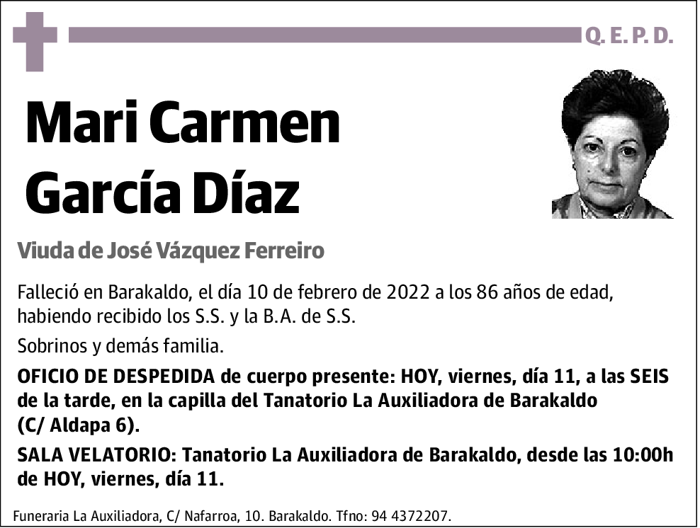 Maria Carmen García Díaz