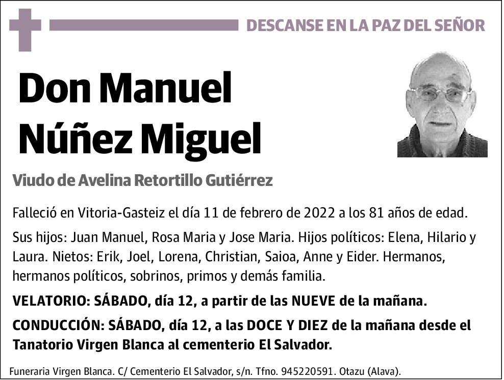 Manuel Núñez Miguel