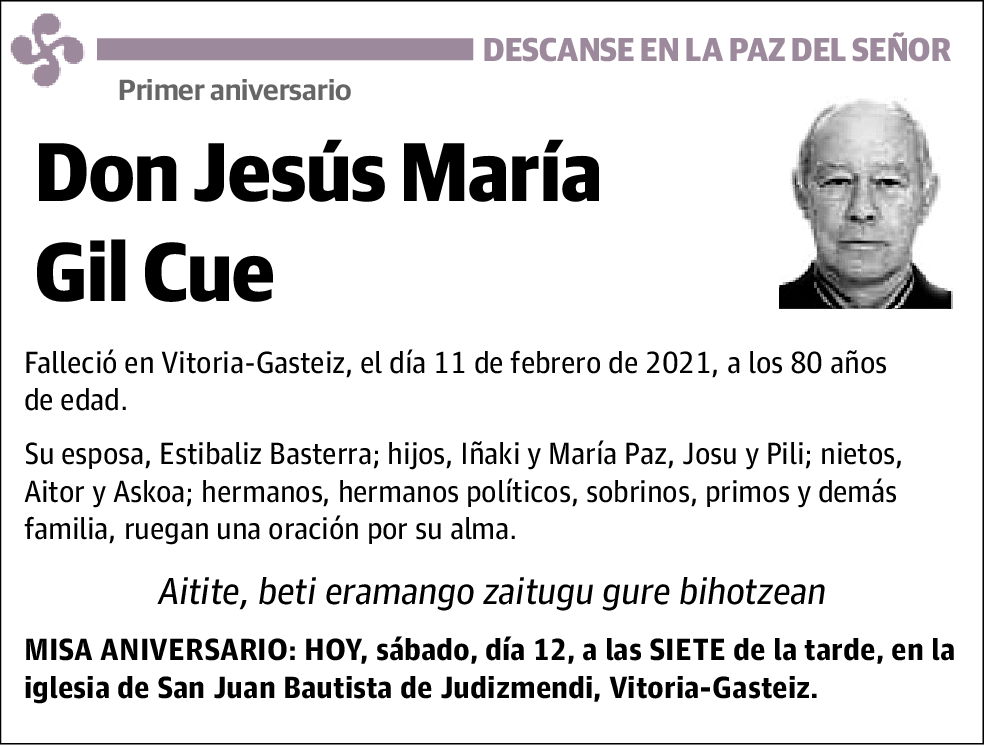 Jesús María Gil Cue