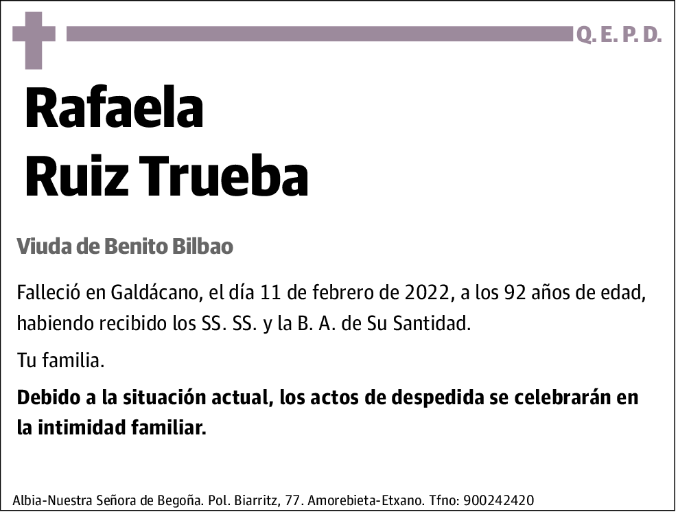 Rafaela Ruiz Trueba