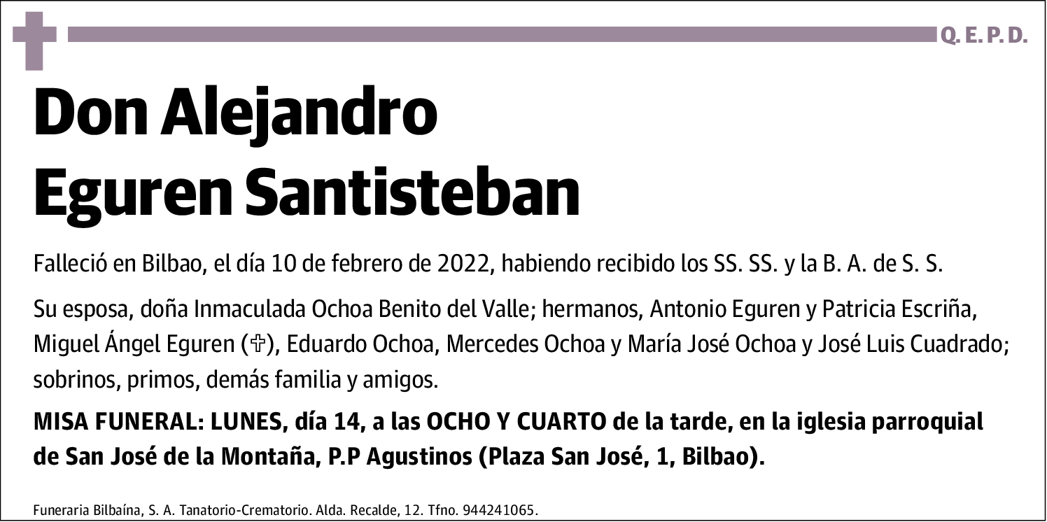 Alejandro Eguren Santisteban